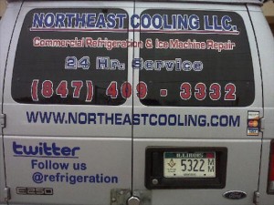 Follow @Refrigeration on twitter - now on our service trucks!